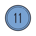 11-丸で囲んだ-c icon