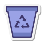 Lixeira de reciclagem icon