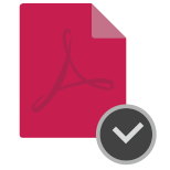 Accept PDF File icon