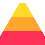 Piramide informativa icon