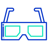 3d Glasses icon