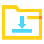 Dossier des téléchargements icon