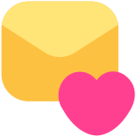 Courrier d&#39;amour icon
