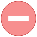 No Entry icon