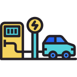 electric car icon