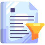 Filtering File icon