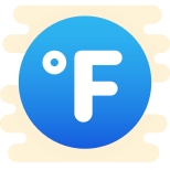 Símbolo de Fahrenheit icon