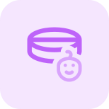 Vitamins c pills for pregnant woman layout icon