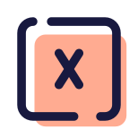 X Coordinate icon