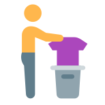 Laundry bag icon