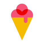 Eis in der Waffel icon