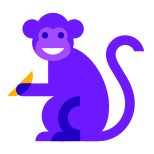 mono-con-un-banano icon