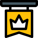 Honorary mention of kingdom Medal Of Honor with a crown icon