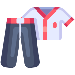 esterno-uniforme-baseball-goofy-flat-kerismaker icon