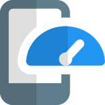 Cell phone with barometer sensor to calculate the pressure icon