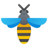 Biene-Draufsicht icon