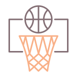 Campo de basquete icon