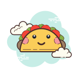 Kawaii Taco icon