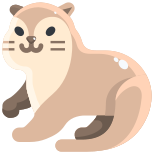 loutre-externe-animal-justicon-flat-justicon icon