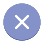 Decline button icon