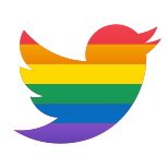 Twitter Pride icon