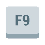 F9 Key icon