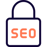 Secured format to lock function of search engine optimization icon