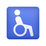 symbole-de-fauteuil roulant-emoji icon