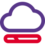 Progress bar for cloud computing system layout icon