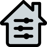 Tuning and equalizing of internet connected home setting icon