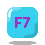 F7 Key icon