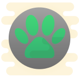 猫黑色标志 icon