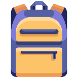 mochila-externa-elearning-and-education-justicon-flat-justicon icon