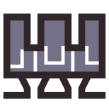 Aircraft Seat Middle icon