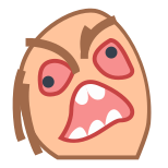 Angry Face Meme icon