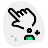 Add user multiple user with single touch icon