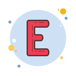 E icon