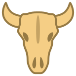 牛の頭蓋骨 icon