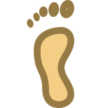 Footsteps icon