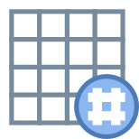 Grille d'hashtags icon