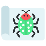 arquivo de bug externo-internet-security-flat-vol-2-vectorslab icon