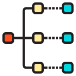 внешняя диаграмма-аналитика-цветная линия-другие-phat-plus-2 icon