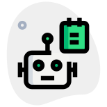 Advanced robot with automation Technology for taking notes icon