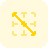 Diagonal styles worksheet highlight cell section button icon