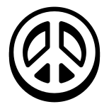 Simbolo della pace icon