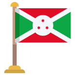 Burundi Flag icon