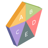 Pentagonal Chart icon