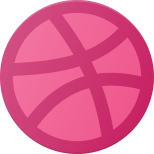 Dribbble Logo icon