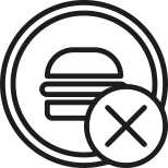 No Fast Food icon