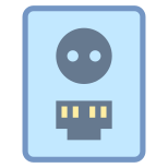 LAN sobre línea eléctrica icon